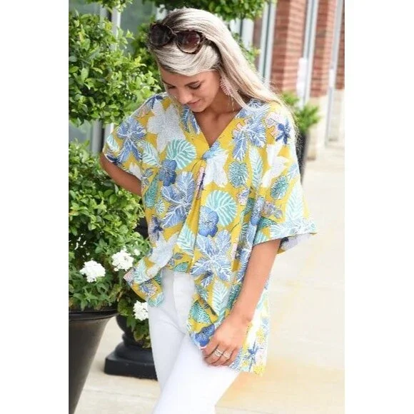 Easel Boutique Summer Sun Top size Small - Picture 4 of 5